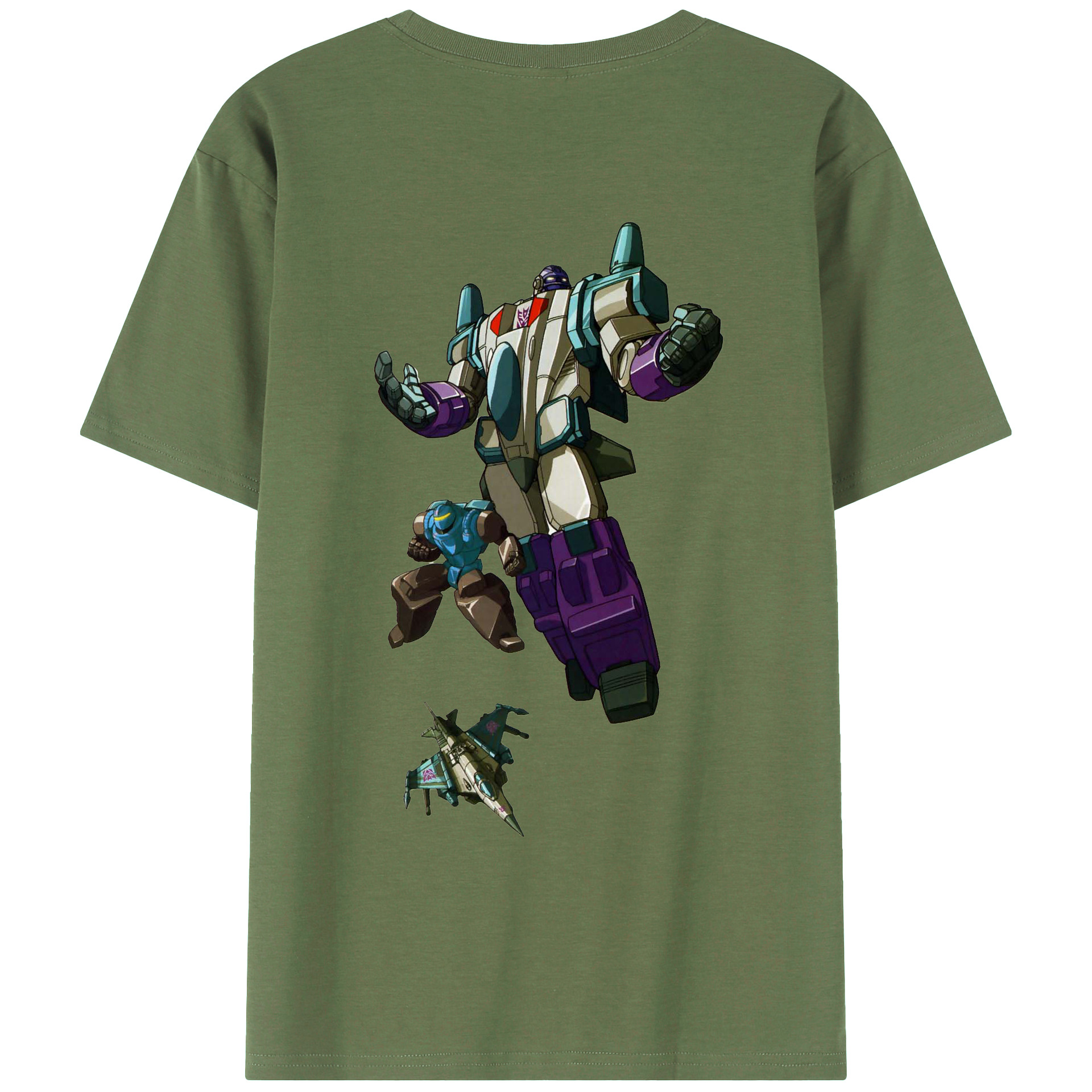 （画像用）  綿100％ メンズ半袖Tシャツ（バックプリント） 通気性